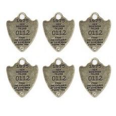 해피베어스 빈티지 방패 참장식