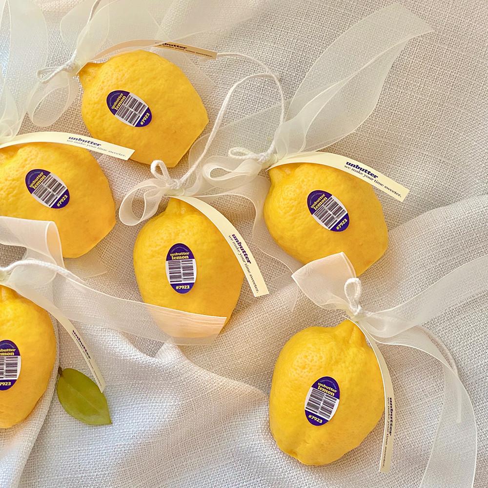 언버터 레몬캔들 과일 오브제 인테리어소품 선물 향초