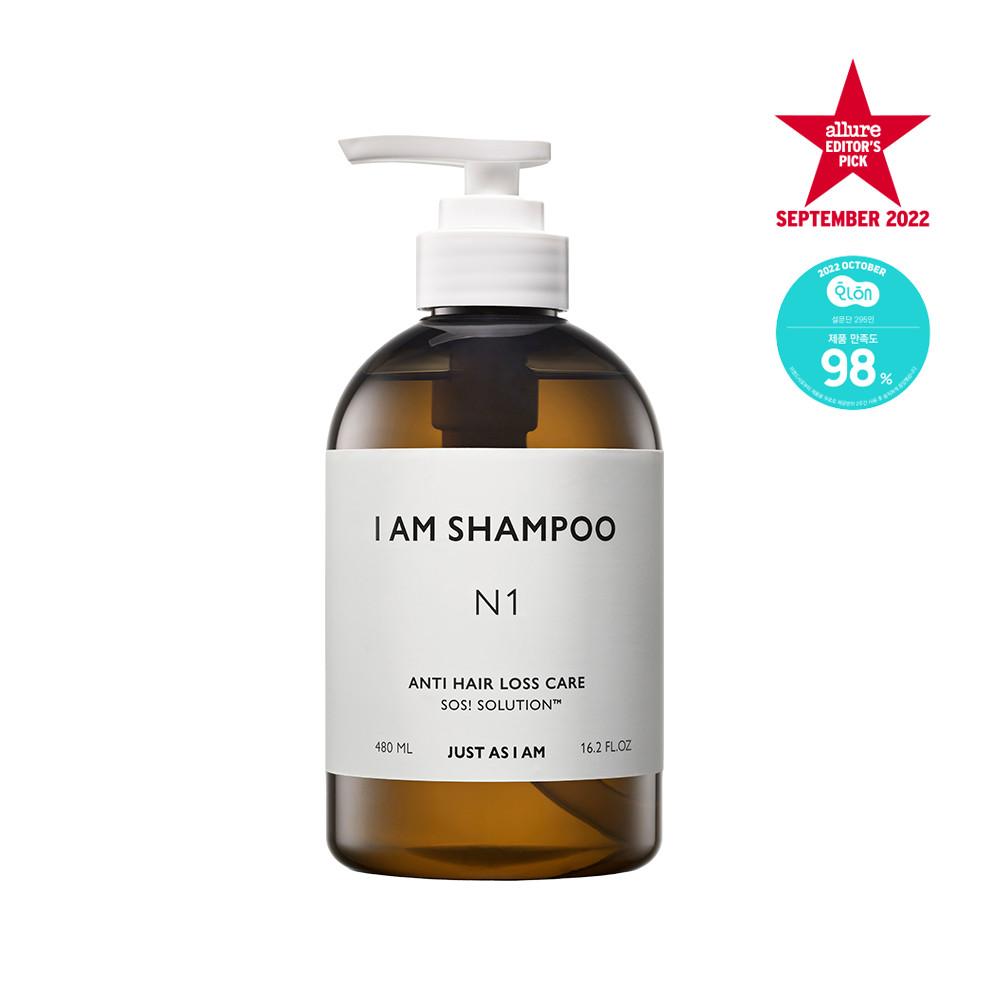 아이엠 샴푸 N1 안티 헤어 로스 케어 480ml [탈모증상완화]
