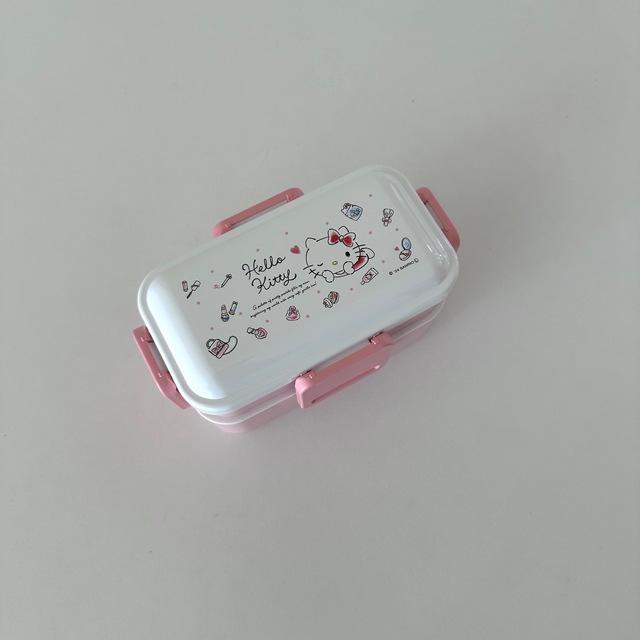 키티 리본 2단 도시락(600ml)