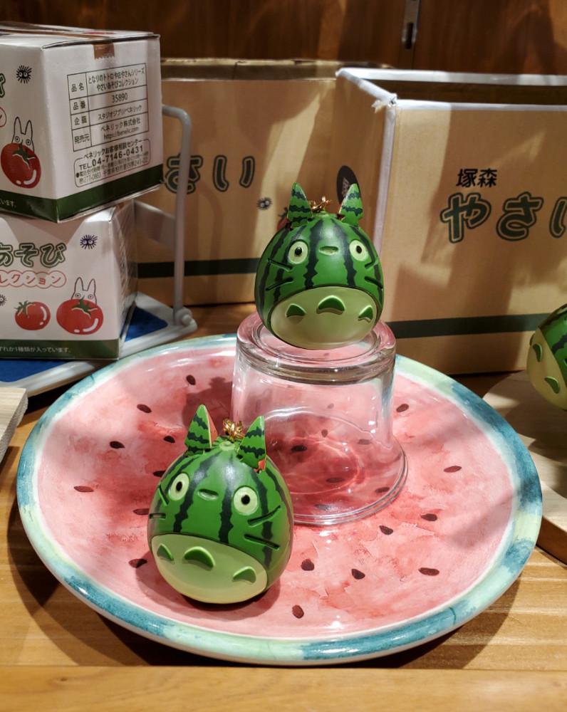 이웃집 토토로 야채가게 수박 토토로 키 링 / GHIBLI totoro water melon key ring