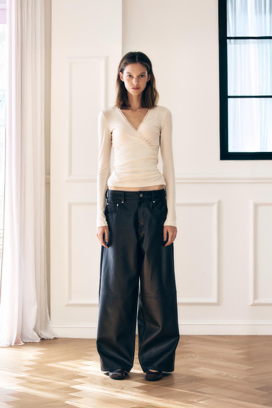 랩 롱 슬리브 탑