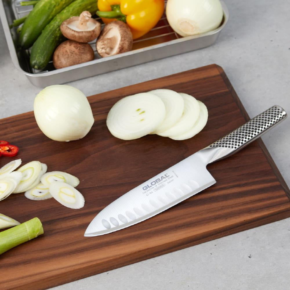 글로벌 나이프 G84  산도쿠나이프 16cm 홈있는 식도