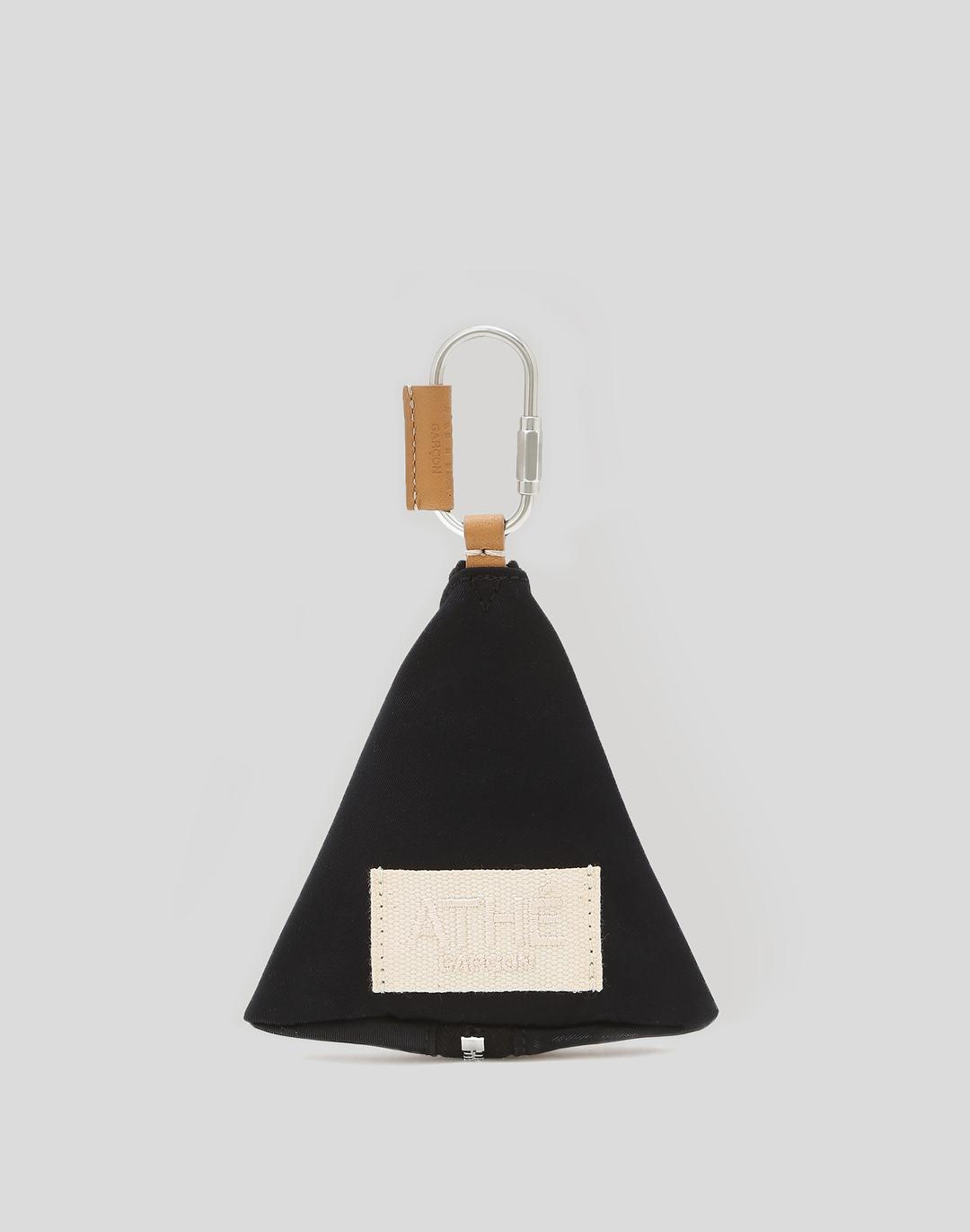 ATHE GARCON NAVY TRIANGLE POUCH COIN WALLET