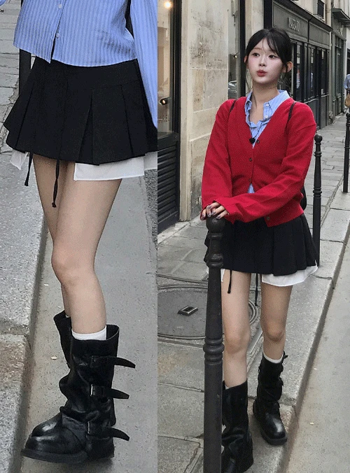 셀즈 플리츠 스커트 (2color)