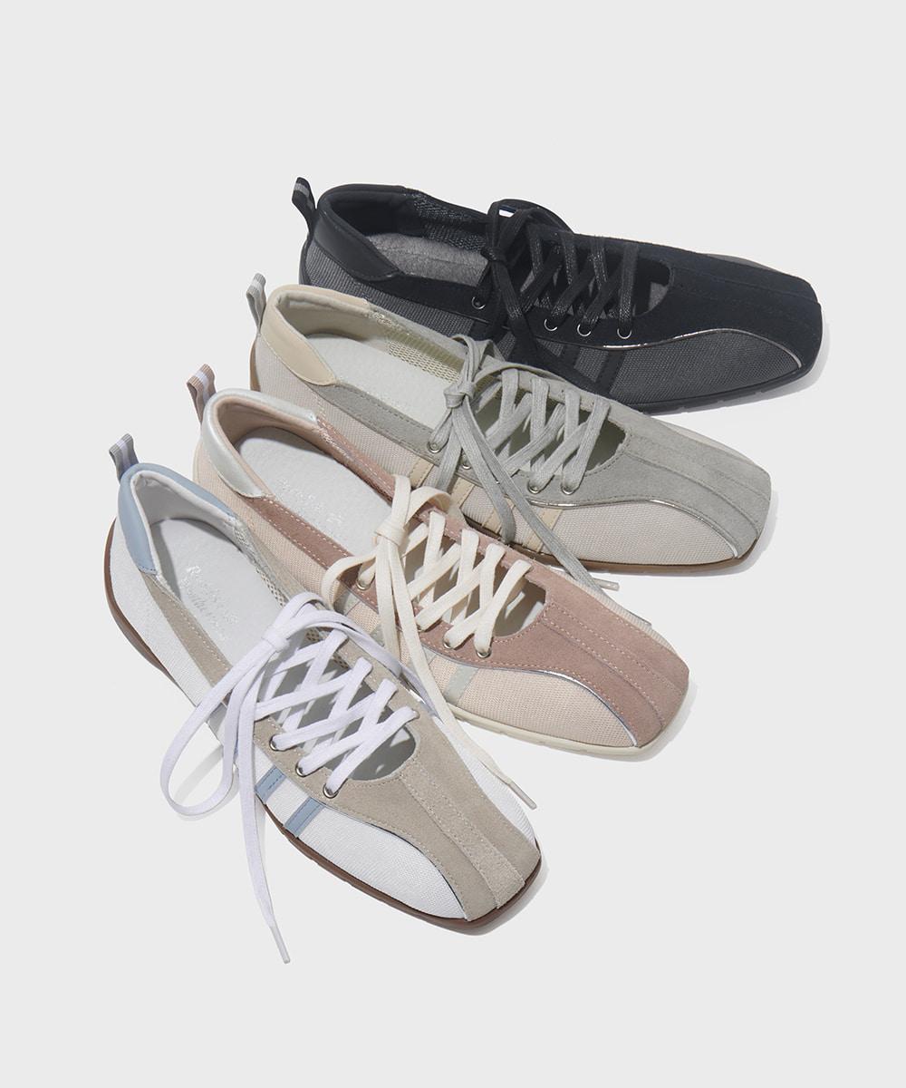 [NEW 10%][EXCLUSIVE] BLISS LACEUP SNEAKERS(COW SUEDE) - 4 colors
