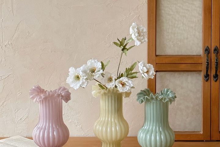 블룸 유리 화병 3colors