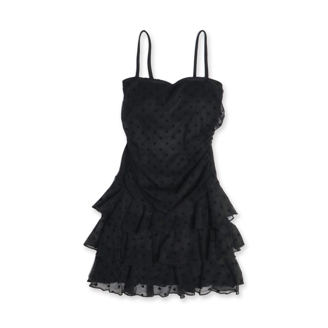 Black Dot Cancan Dress