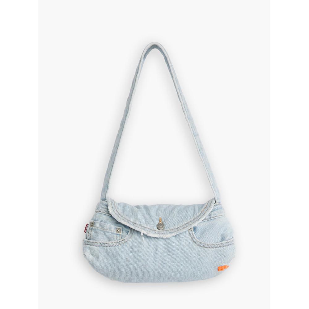 리바이스 X ERL 데님 가방 토트백 핸드백 라이트 인디고