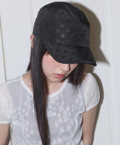 FF 로고 도트 캡프캡 (BLACK) F25QE995