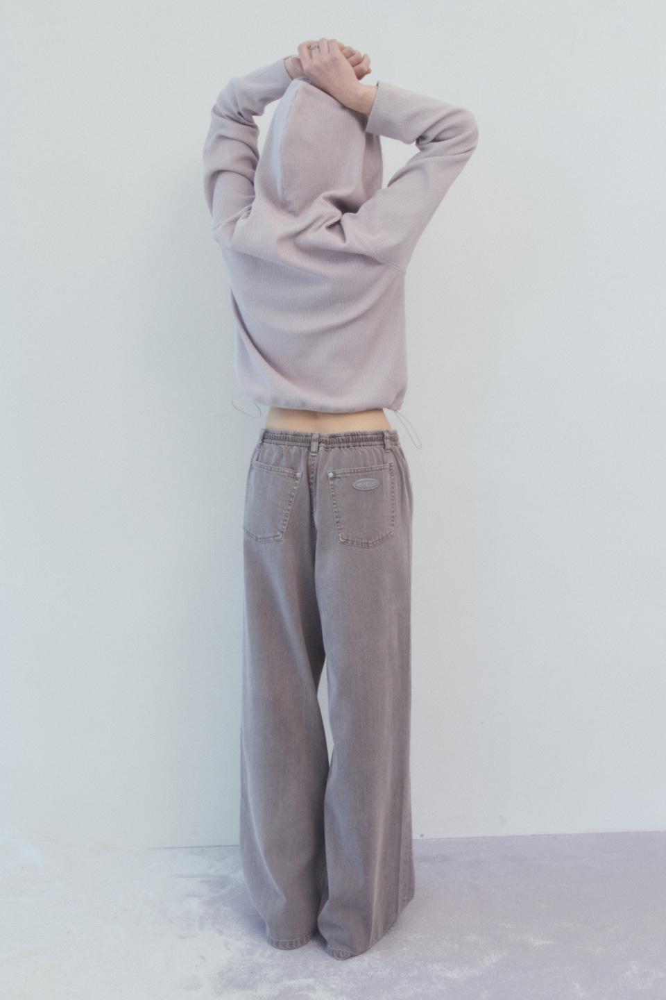 jeans string pants - lavender (3/17 발송 예정)