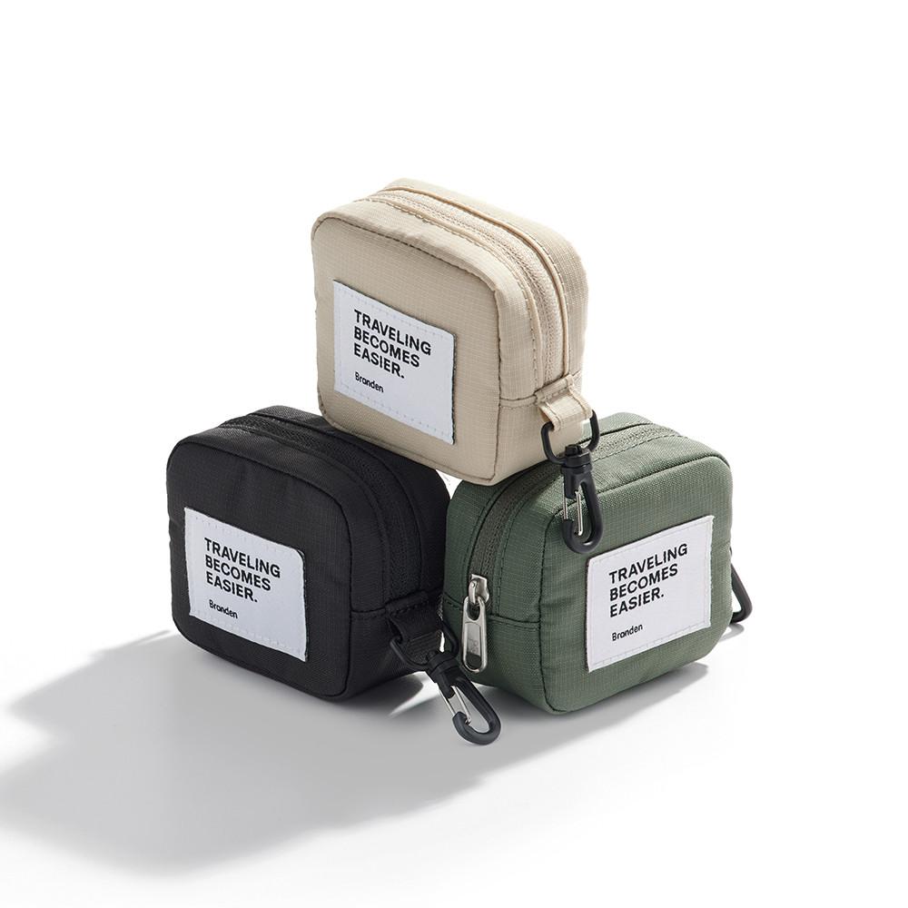 [브랜든] 미니 큐브 파우치 키링 파우치