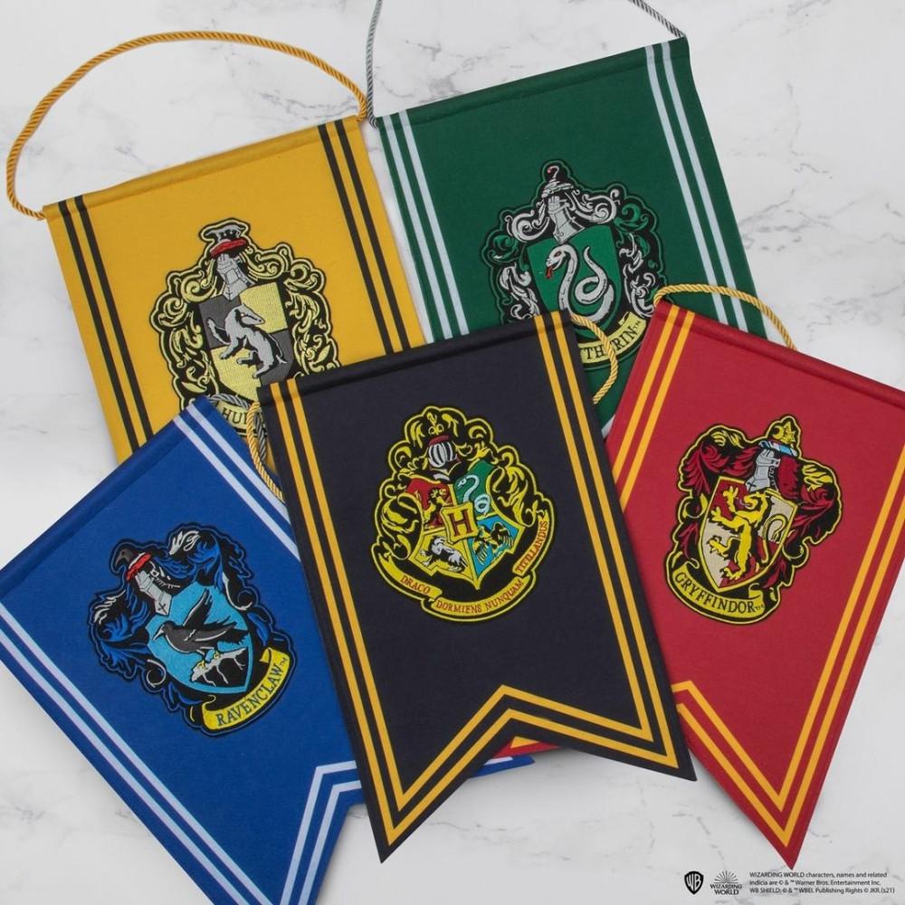 해리포터 그리핀도르 슬리데린 후플푸프 래번클로 기숙사 가랜드 월 배너