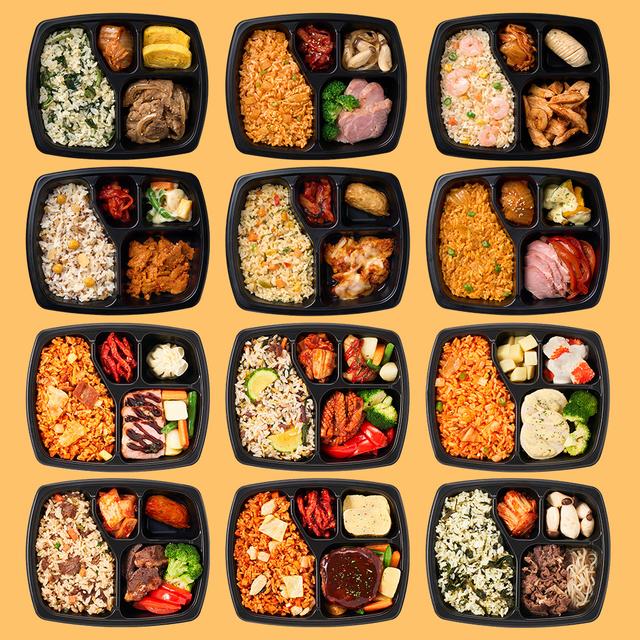 맛있는 밥/반찬 12종 12팩 2주 한끼 식사 관리 로칼 도시락 냉동 배달 간편식 [원산지:상세설명에 표시]
