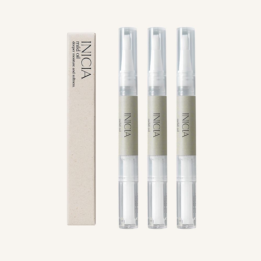 이니시아 마일드 네일오일펜 멀티케어 손톱영양제 큐티클오일펜 3EA