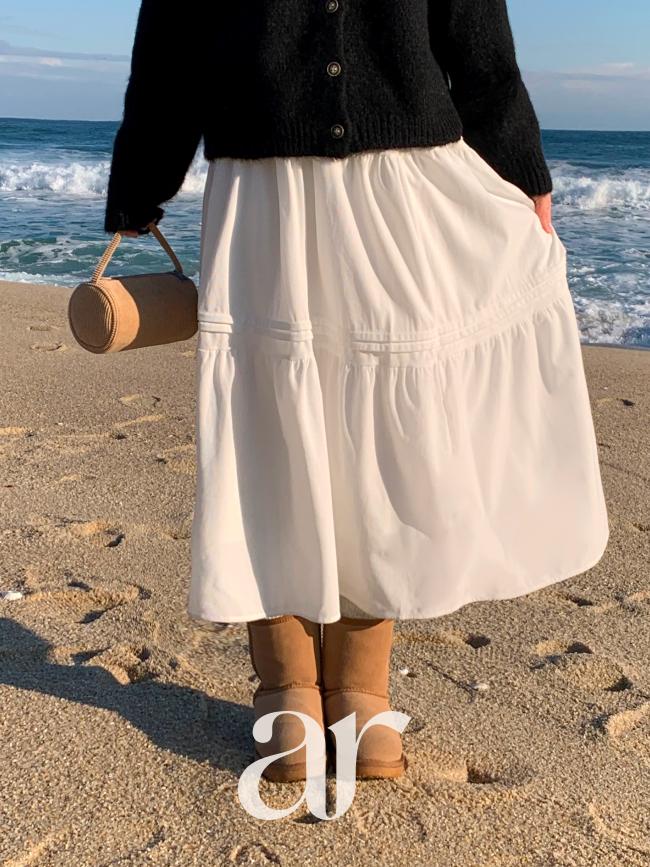 아뜨랑스 (기모버전 출시!/기모롱스커트)[💣빅 할인 블프 특가]1만5천장 돌파✨  플밴딩 캉캉 플레어 기모 롱 스커트 데일리 오피스 하객룩 기모스커트 가을치마 롱치마 기모치마 sk7102