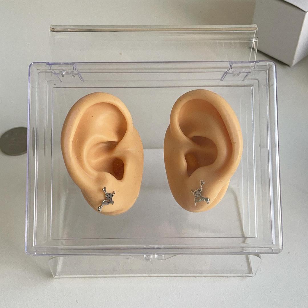 BLF Skull earrings [ 925 sterling silver ]