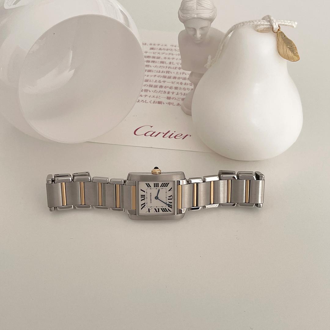 CARTIER Tank Francaise 18k gold combi