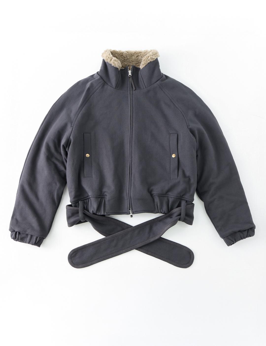 Belt zip jacket (midnight)