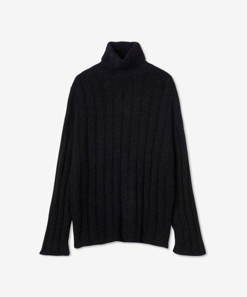 여성 후타고 터틀넥 니트 - 잉크 / FF22014IINK