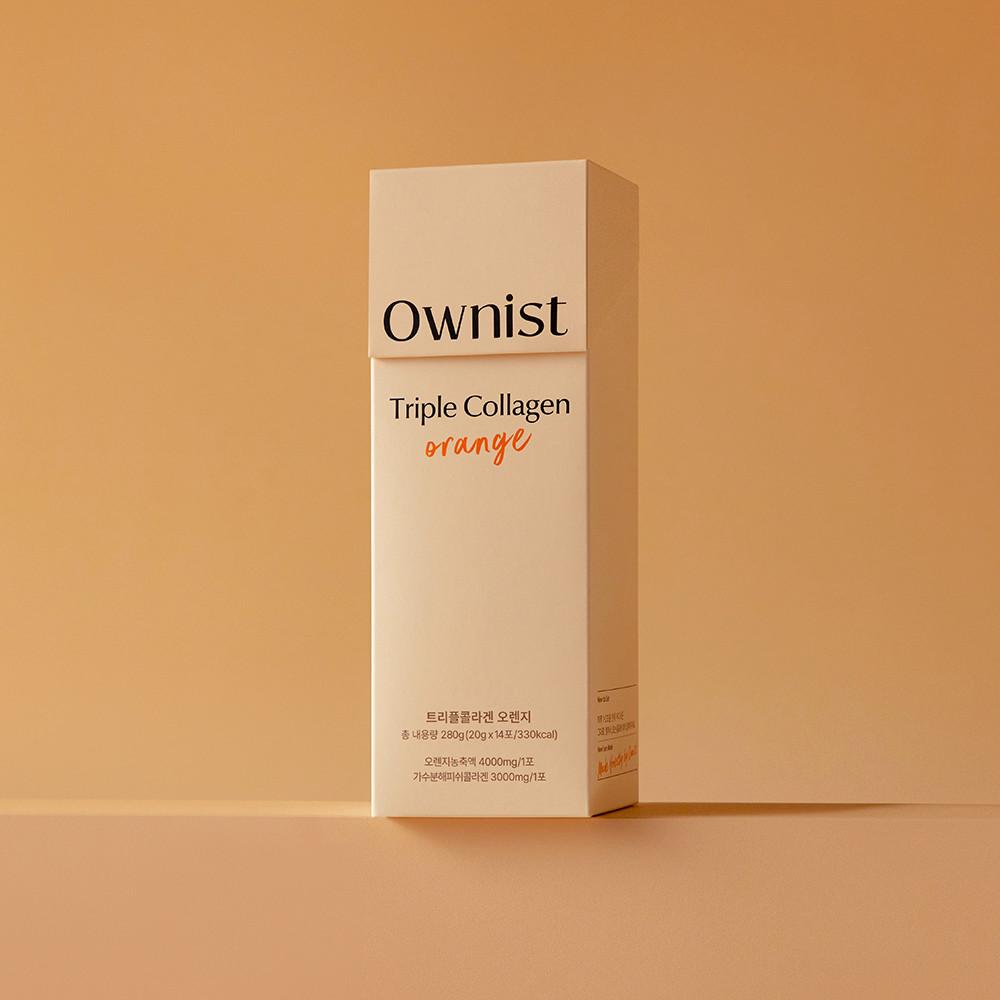 오니스트 트리플콜라겐 오렌지 2주 (1박스) 마시는 액상콜라겐 고함량 : Ownist 오니스트