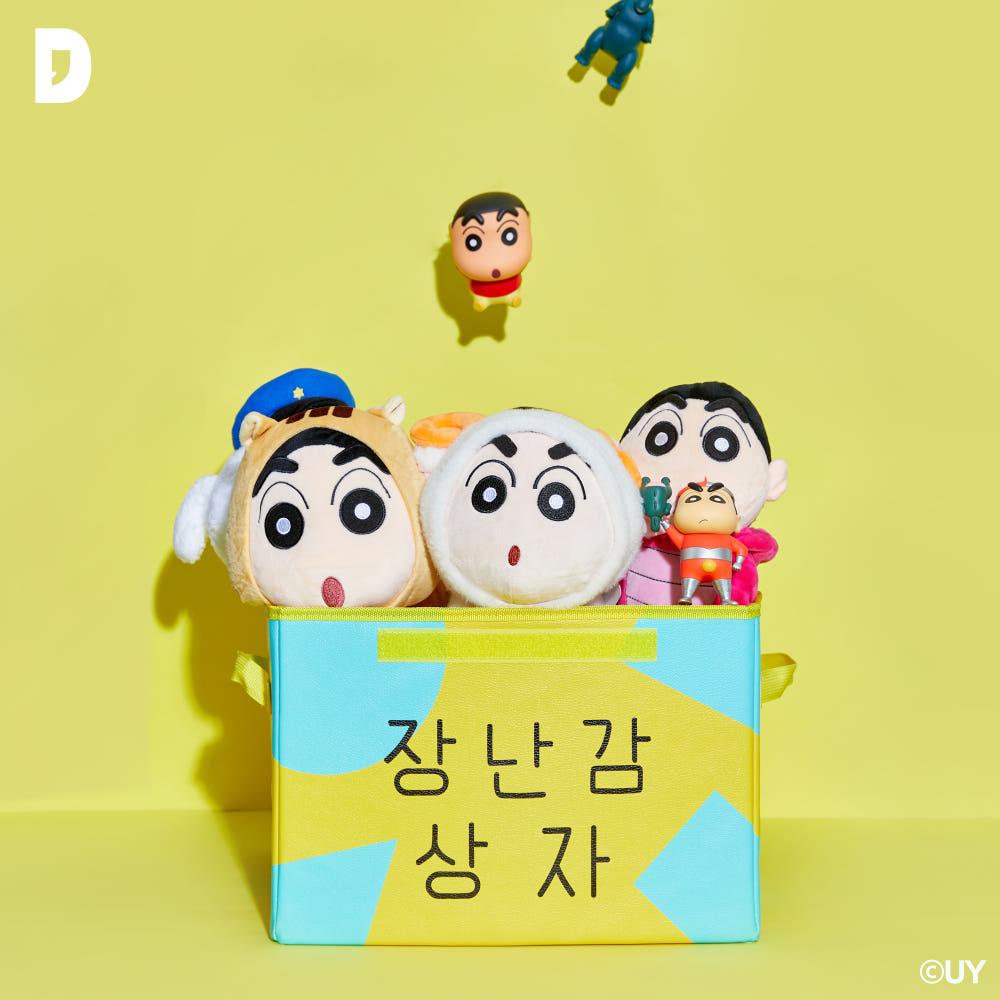 짱구 장난감상자 다용도 접이식 수납함 귀여운 정리함 보관함 리빙박스 짱구는못말려 굿즈