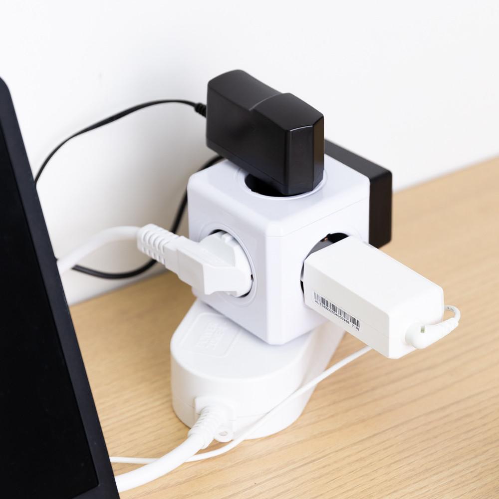 파워큐브 고용량 멀티탭 5구 그레이