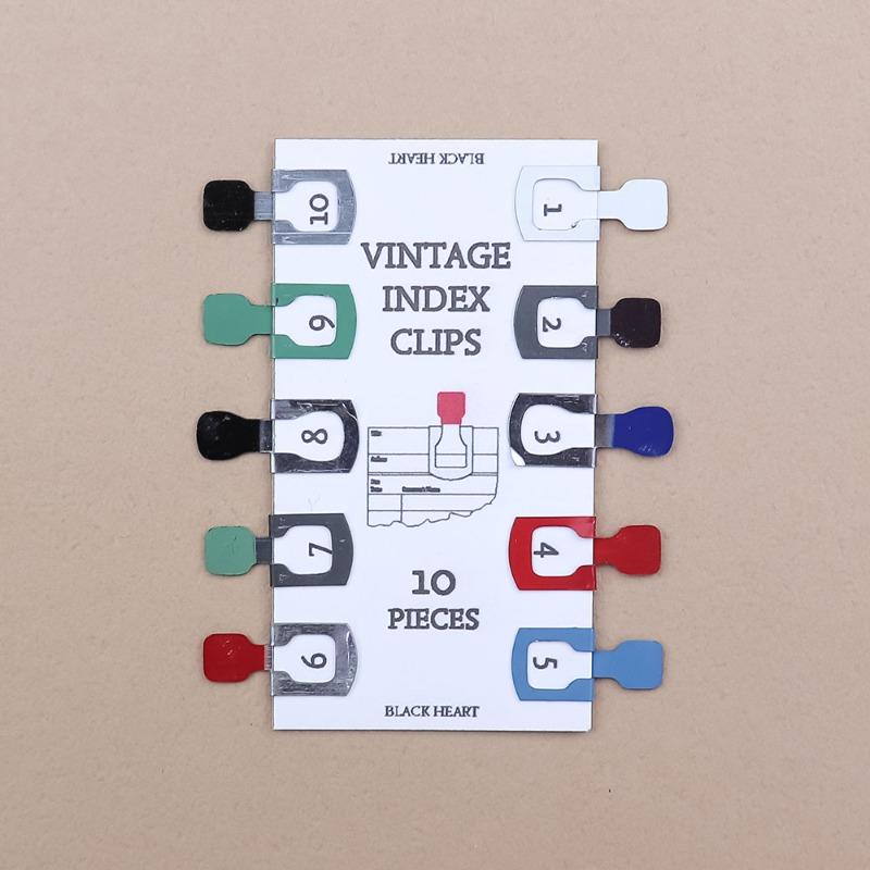 Vintage Index Clips