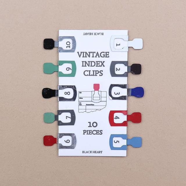 Vintage Index Clips