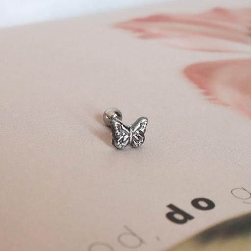 92.5 실버 엔틱 나비피어싱 ❗귀걸이가능❗
