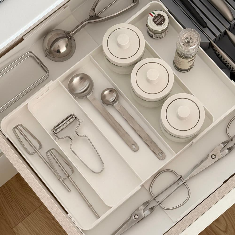 길이조절 수납정리함 화장대 주방 서랍 칸막이 트레이