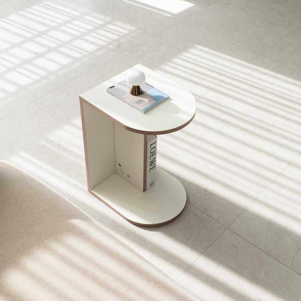 소프시스 올리브 사이드 테이블 베이직 / 선반형 시리즈 / 침대 옆 협탁 수납