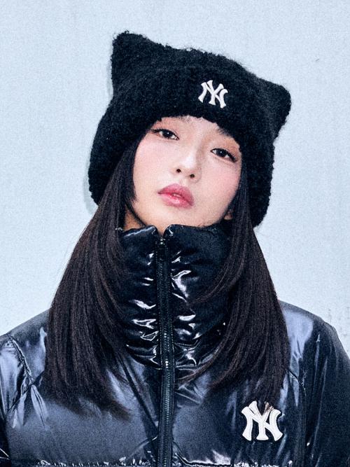 플러시 미야옹 비니 NY (Black)