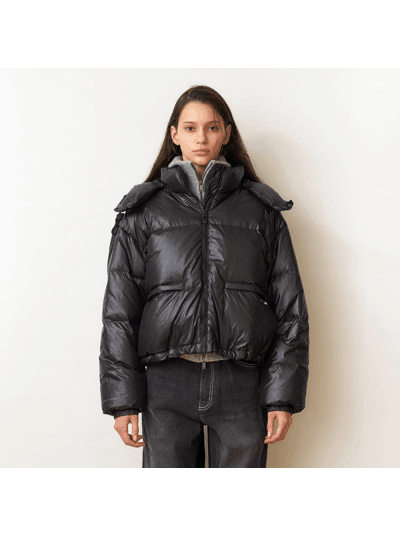 [행텐] 여성 후드 디테쳐블 크롭 푸퍼패딩_100(10490-113-812-49)