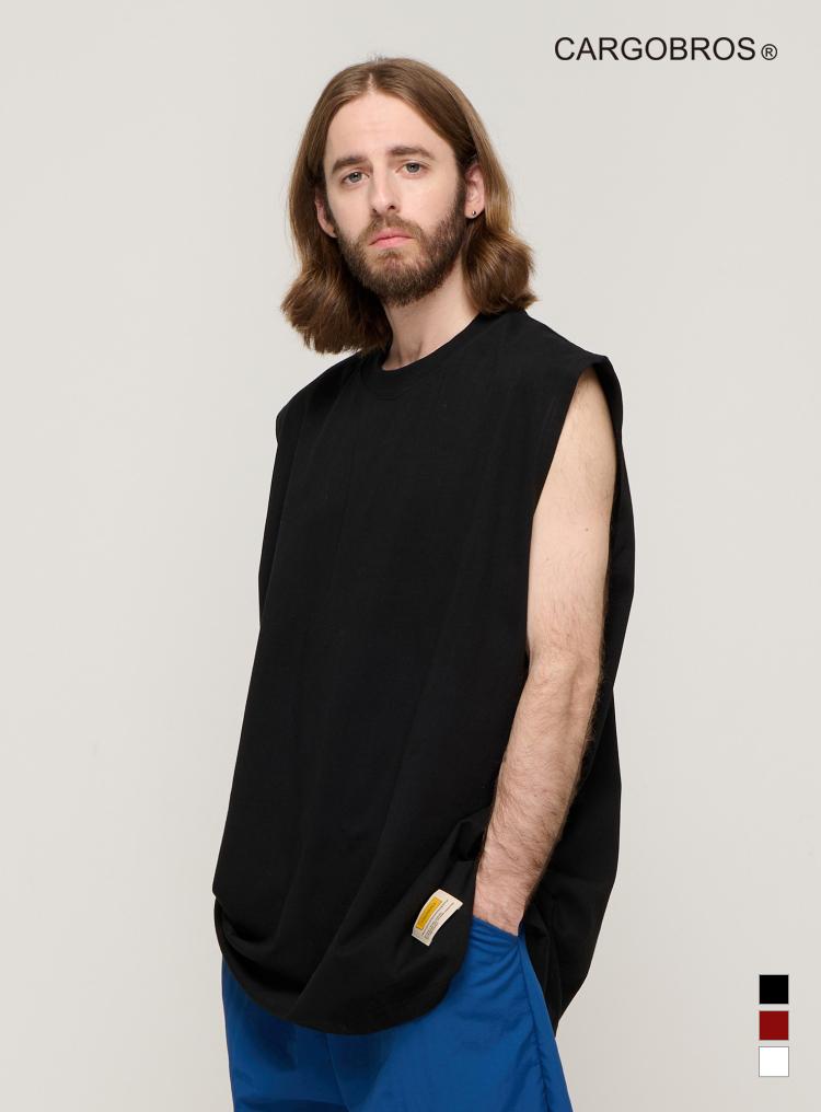 CB BIO OVER SLEEVELESS SHIRT (BLACK)