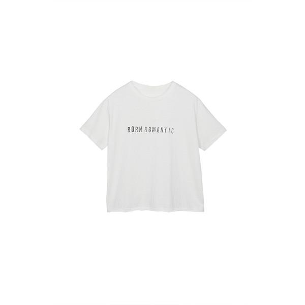 Born Romantic T-shirts / White