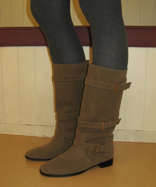 Long Brooklynn Buckle Boots - 3Color