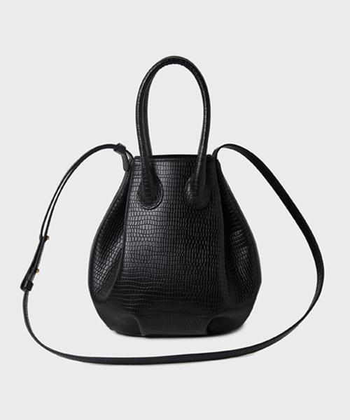 HANDLE BAG LIZARD BLACK  핸들백 리자드 블랙