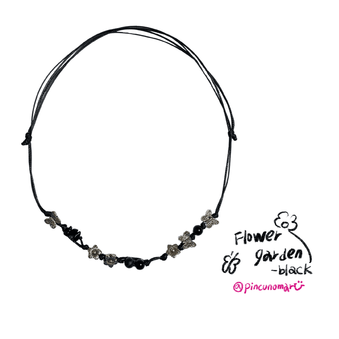 Flower garden (black)