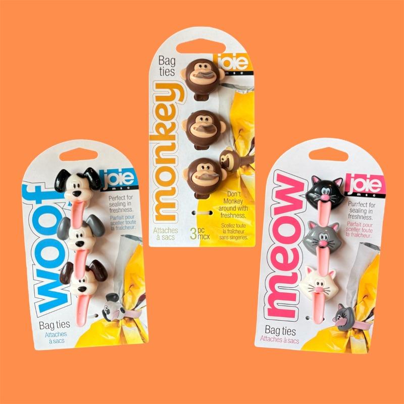 Animal Bag Ties_3 types