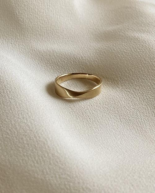 [BEST!] 14k/18k RIPPLE RING (5mm)