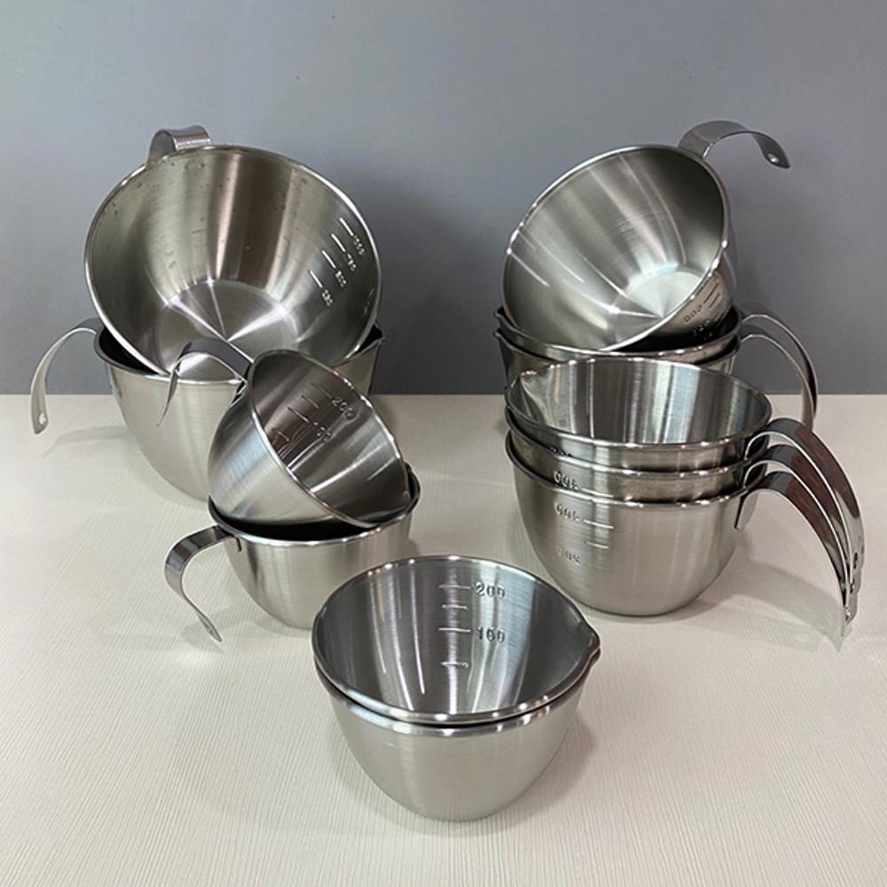 국산 시모무라 st  스텐 손잡이 믹싱볼 계량컵 손잡이x 250ml