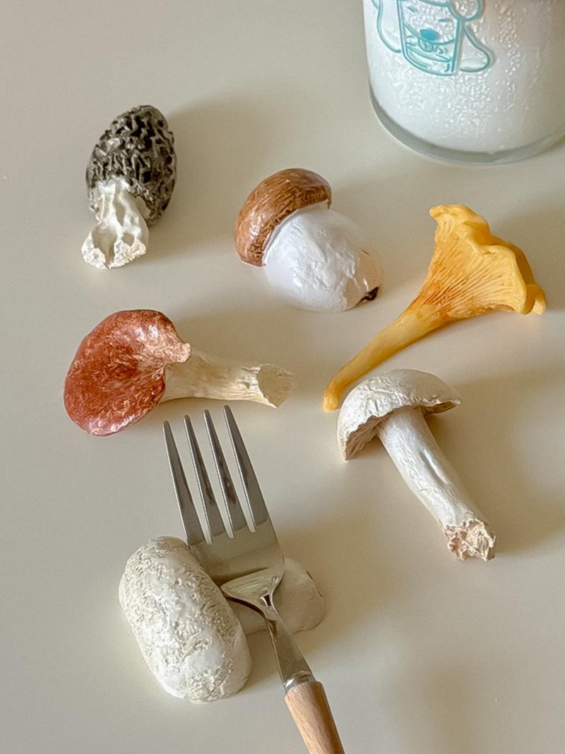 수공예 포레스트 머쉬룸 수저받침 선물 세트