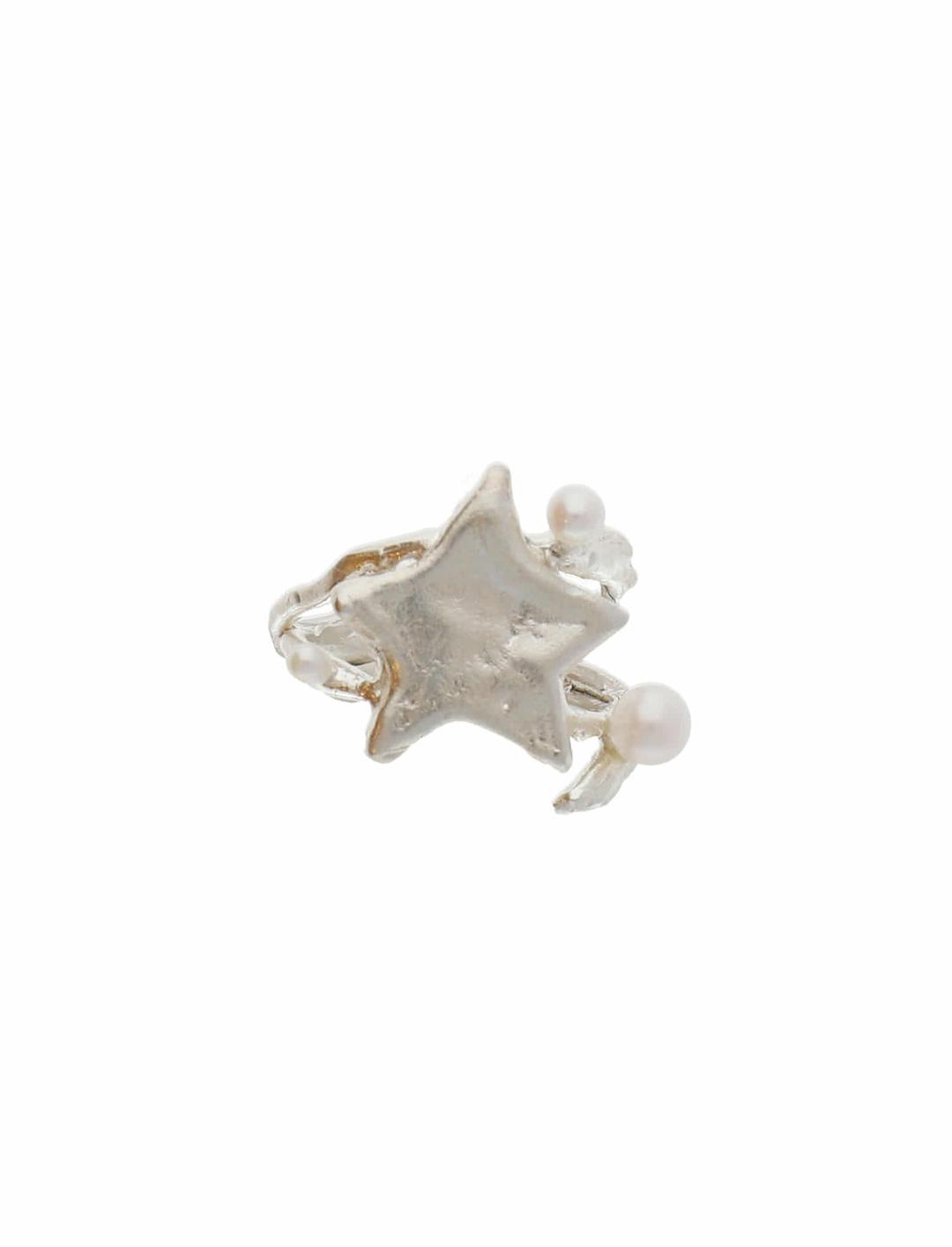 Shooting Star Pearl Ring