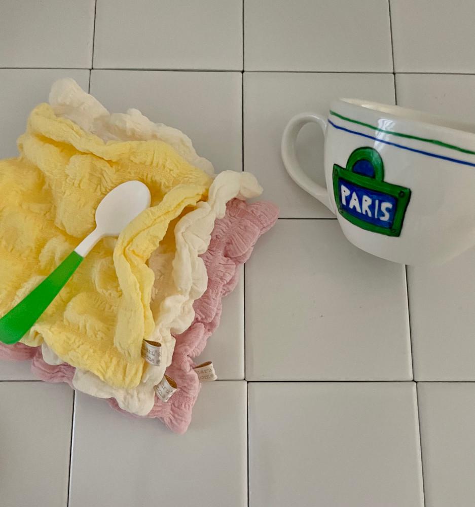 올록 볼록 와플 티코스터