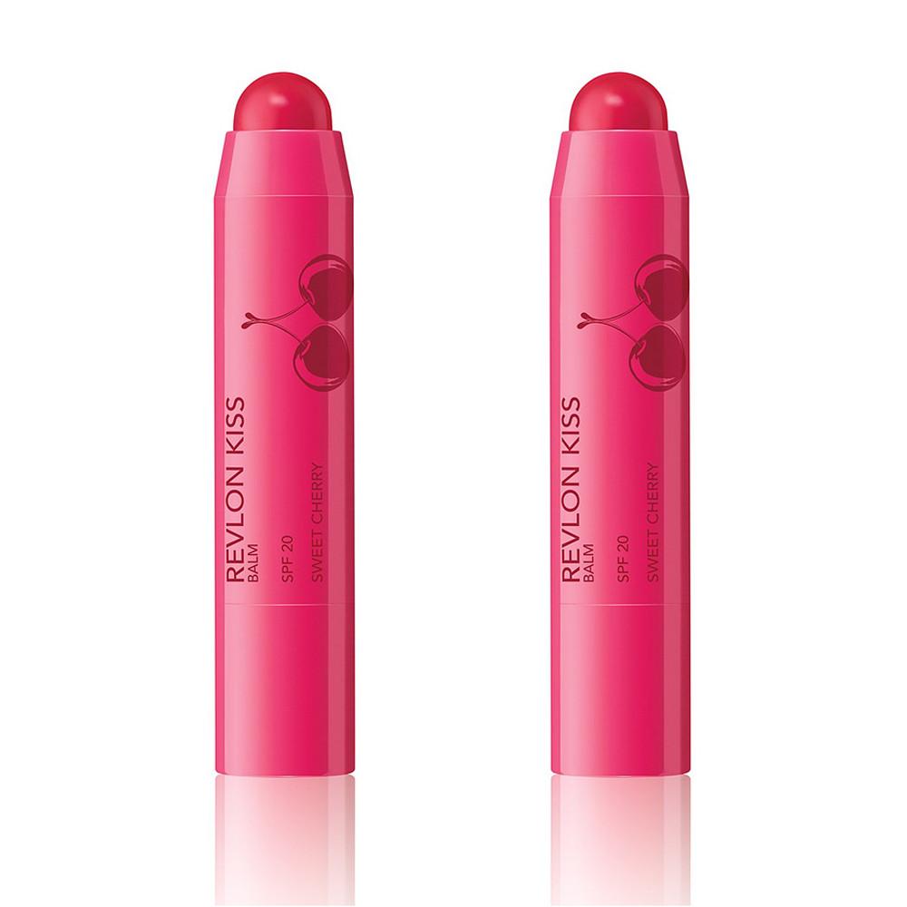 레브론 키스 립 밤 크레용 스위트 체리 2.6g Revlon Kiss Lip Balm Crayon Sweet Cherry