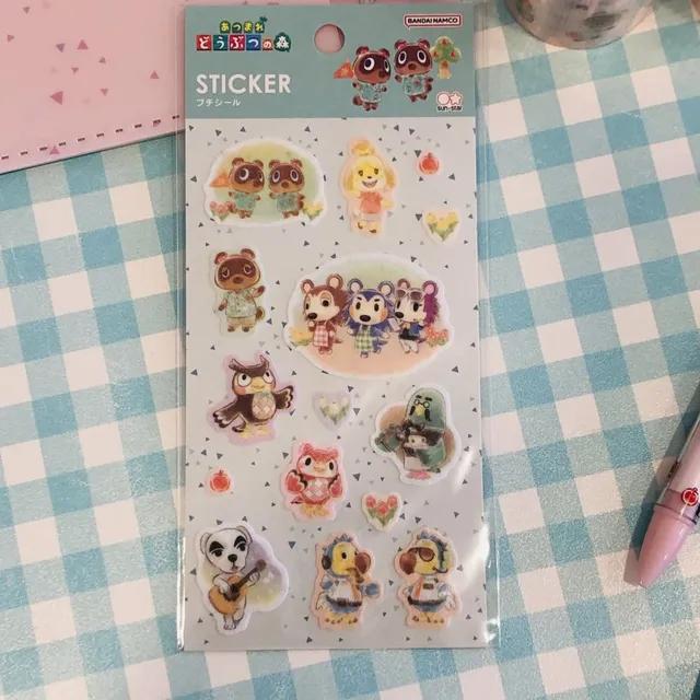 동물의 숲 스티커 그린