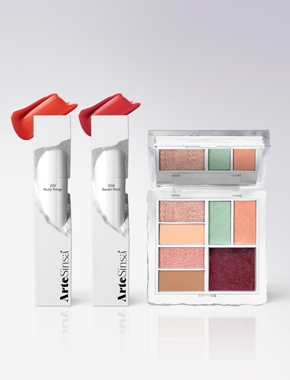 [웜 컴포지션] 언보이스드 아이팔레트 1호+듀이 핏 틴트 1호+8호 - 아르떼신사 공식 온라인 스토어