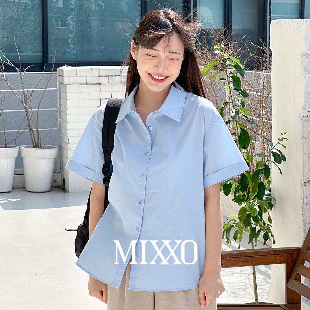 미쏘 [🏆누적6만장/고밀도코튼]루즈핏 반팔 셔츠_MIWYAE510A