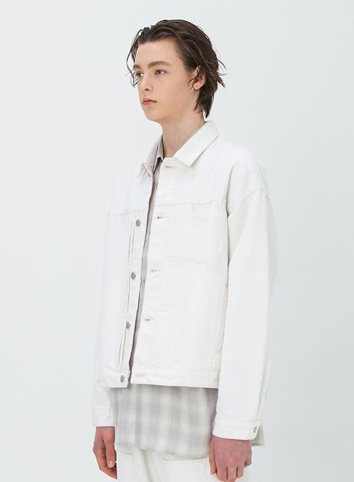 WORKERS DENIM JACKET (ECRU)